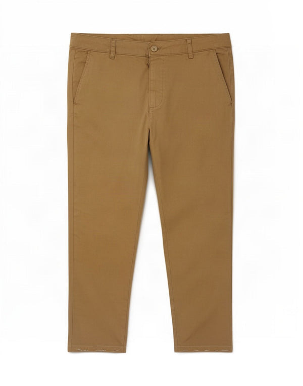 Męskie spodnie chino Zara EU 42 Large W32 L27 Khaki Cotton