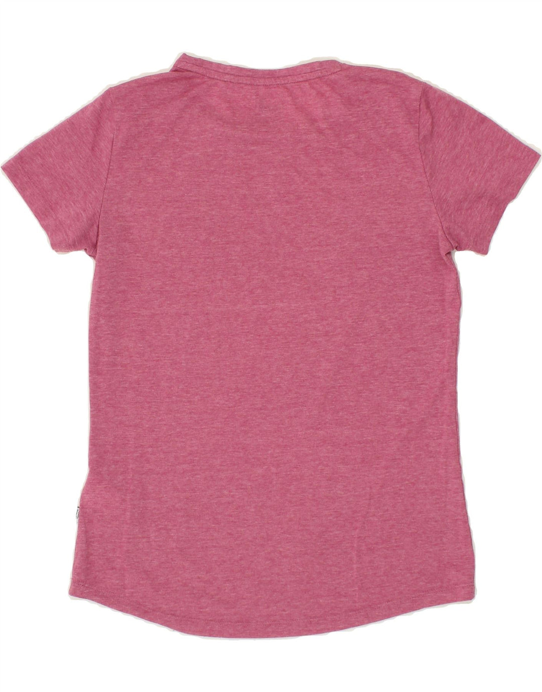PUMA Womens Graphic T-Shirt Top UK 10 Small  Pink Flecked Polyester Vintage Puma and Second-Hand Puma from Messina Hembry 