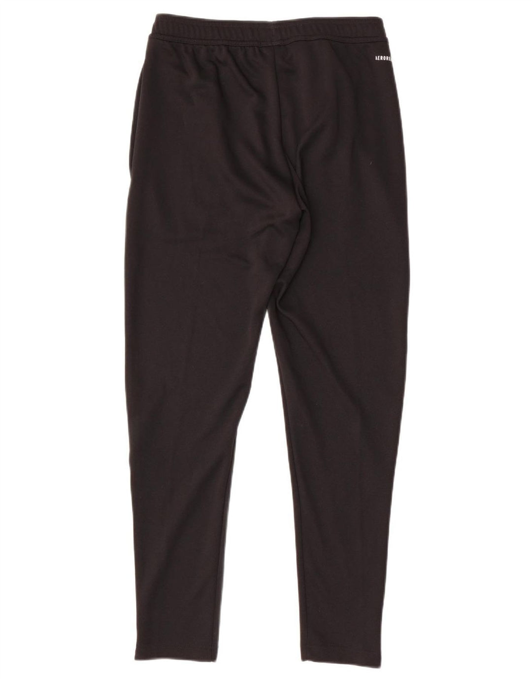 Damskie spodnie dresowe Adidas Aeroready UK 10, małe, czarne, poliestrowe