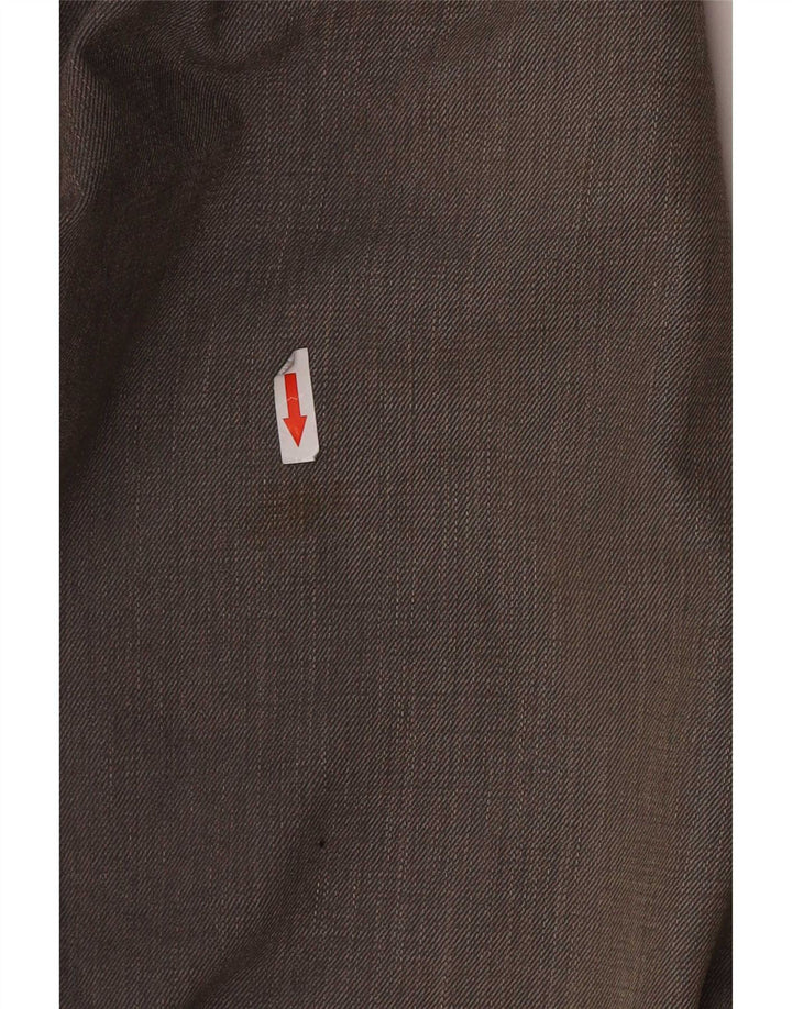 Męskie proste dżinsy Hugo Boss W42 L34 Szara bawełna