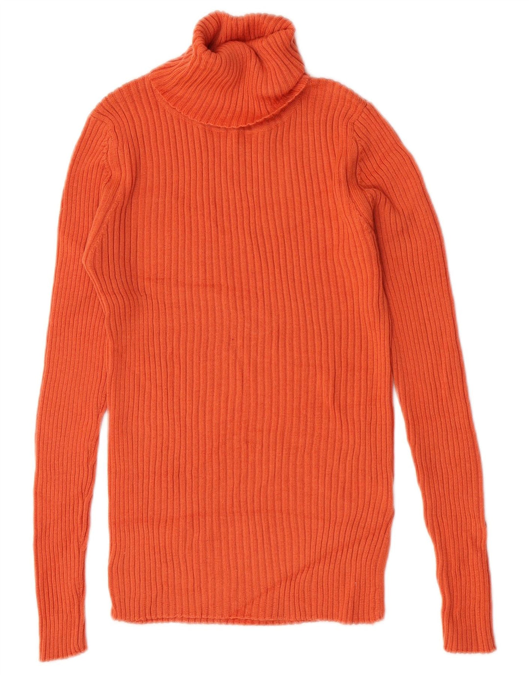 Damski sweter z wywijanym dekoltem Hobbs UK 12 Średnia pomarańczowa wełna