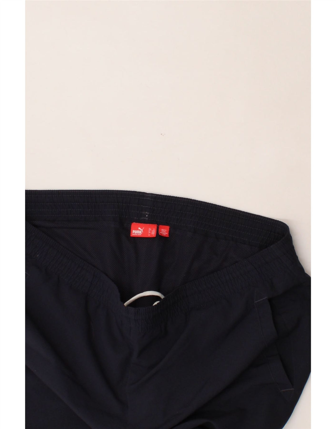 PUMA Mens Sport Shorts Large  Navy Blue Polyester Vintage Puma and Second-Hand Puma from Messina Hembry 