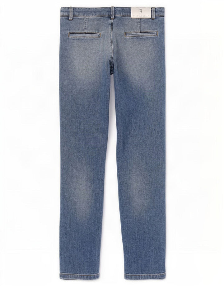 Damskie jeansy Trussardi w trudnej sytuacji W26 L31 Niebieski poliester