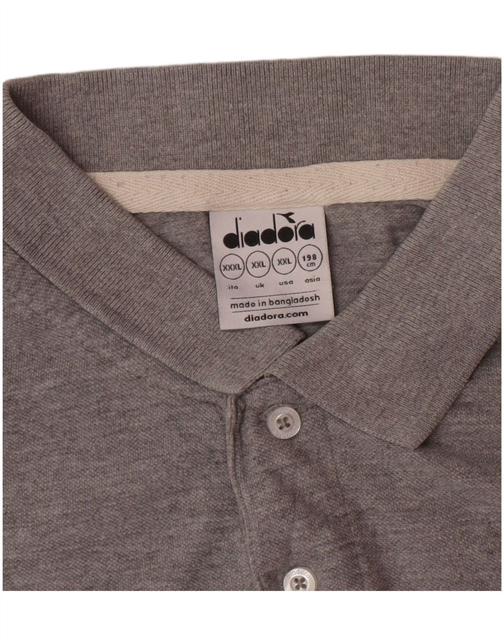 Męska koszulka polo Diadora 2XL szara