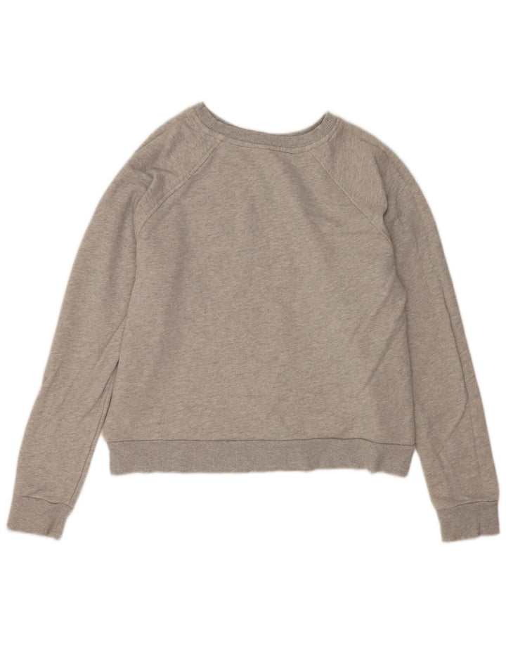 Damska bluza Reebok Graphic Jumper UK 16, duża, szara bawełna