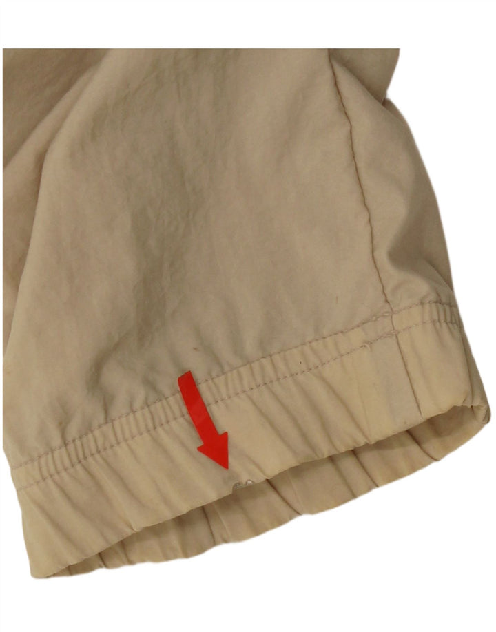 Męska kurtka dresowa Asics, duży beżowy poliester z blokami kolorów