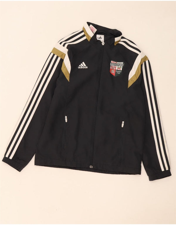 Chłopięca kurtka dresowa Adidas Brentford FC 11-12 lat w kolorze czarnym