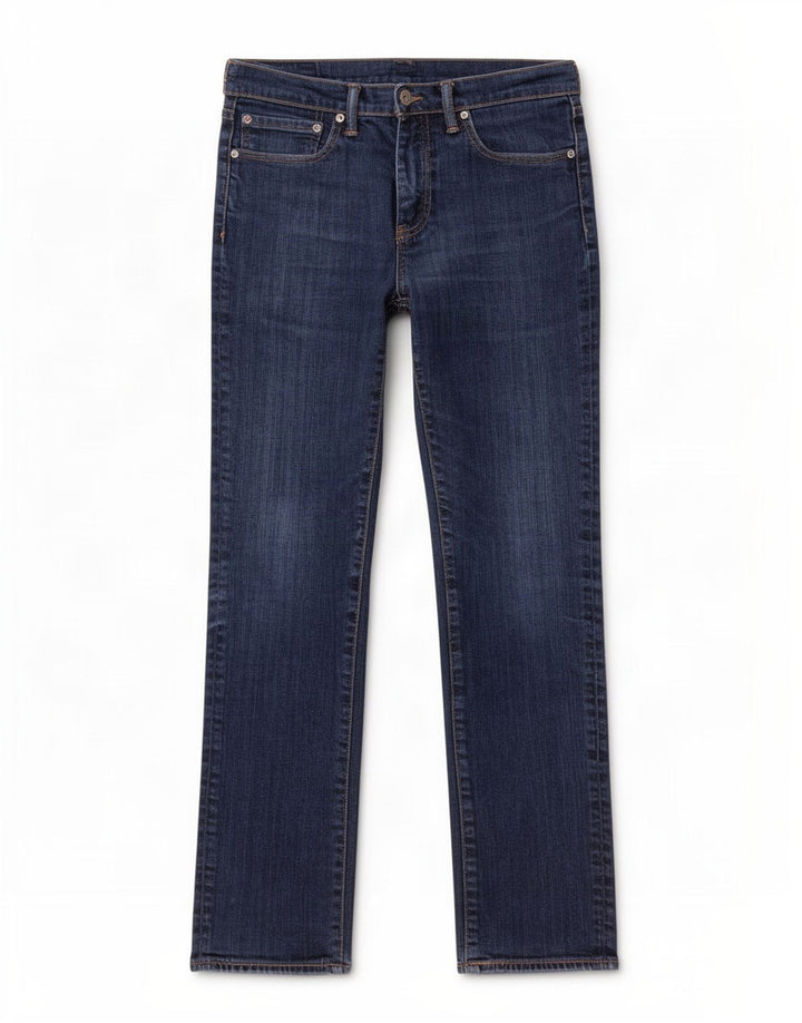 Męskie jeansy Levi's 511 Slim W34 L32 Granatowa bawełna
