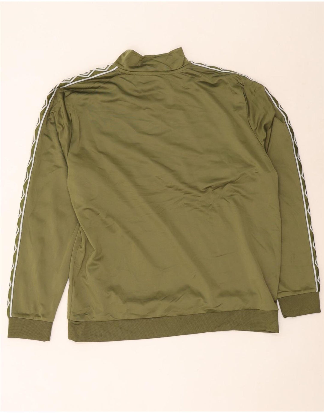 Męska bluza z kapturem i zamkiem błyskawicznym Umbro XL Zielony poliester