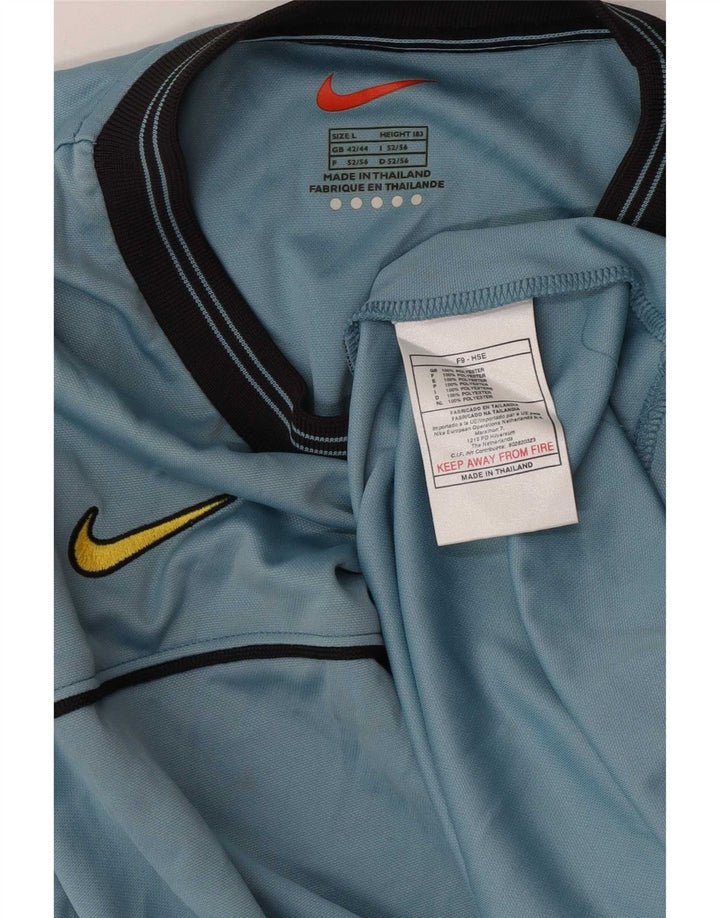 T-shirt męski Nike Inter Mediolan Top UK 42/44, duży niebieski poliester