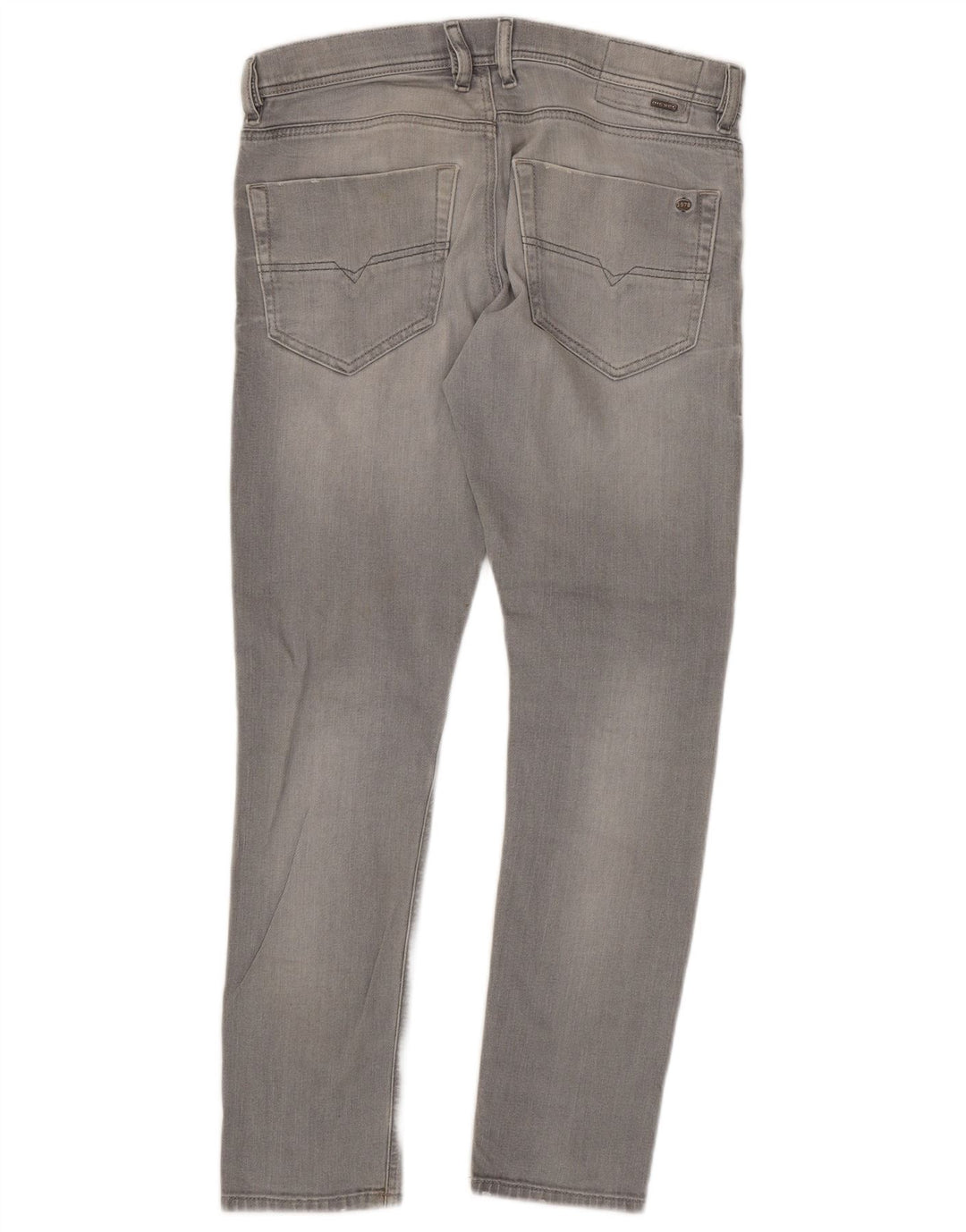 Męskie jeansy Diesel Slim W31 L30 Szara bawełna