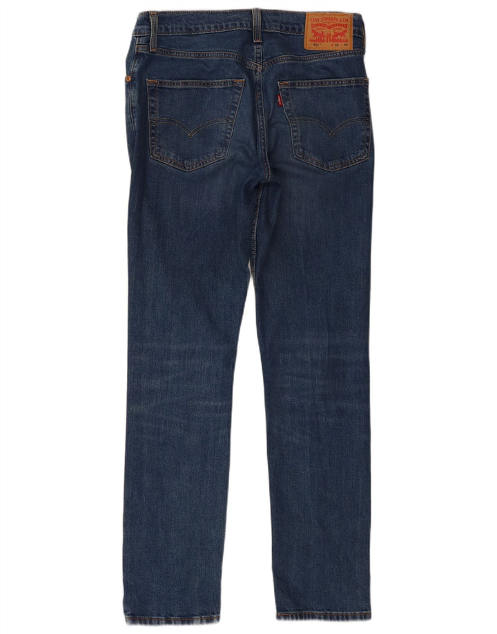 Męskie jeansy Levi's 511 Slim W32 L32 Niebieska bawełna