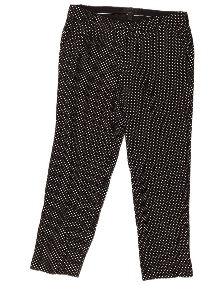 Spodnie damskie J. CREW Slim Capri US 6 Medium W30 L25 Czarne cętki
