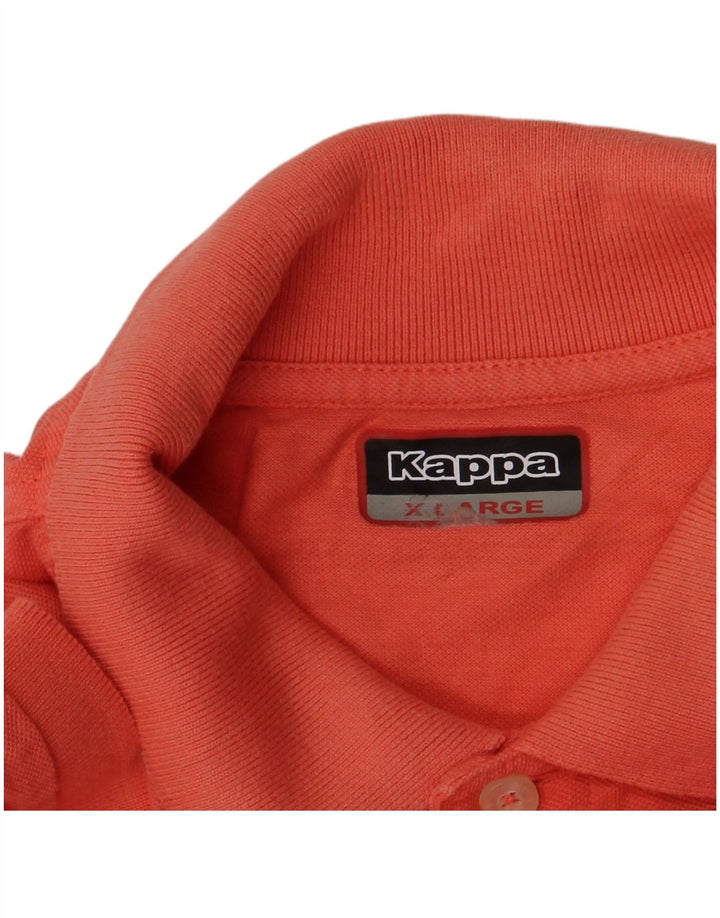 Męska koszulka polo Kappa XL Pomarańczowa