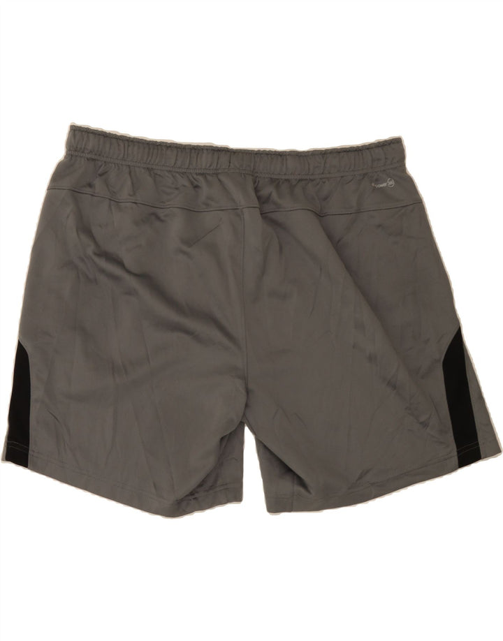 RUSSELL ATHLETIC Mens Sport Shorts 2XL Grey Colourblock Polyester Vintage Russell Athletic and Second-Hand Russell Athletic from Messina Hembry 