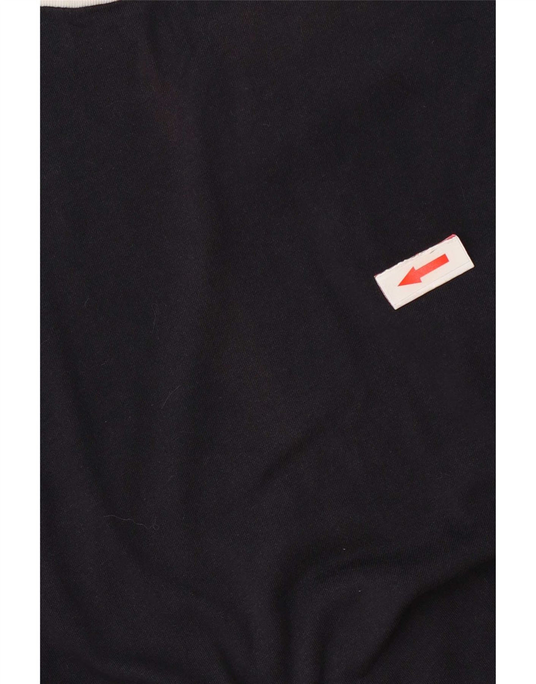 Cos Męski T-shirt Top Średni Granatowy Bawełniany