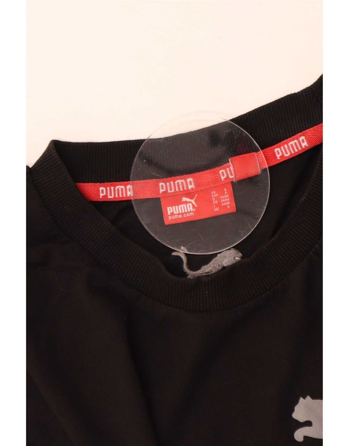 Męska koszulka z grafiką Puma, mała czarna