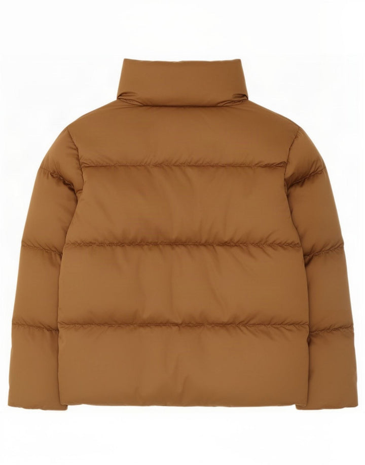 Damska kurtka weekendowa Max Mara, oversize, ocieplana UK 6 XS, brązowy poliester