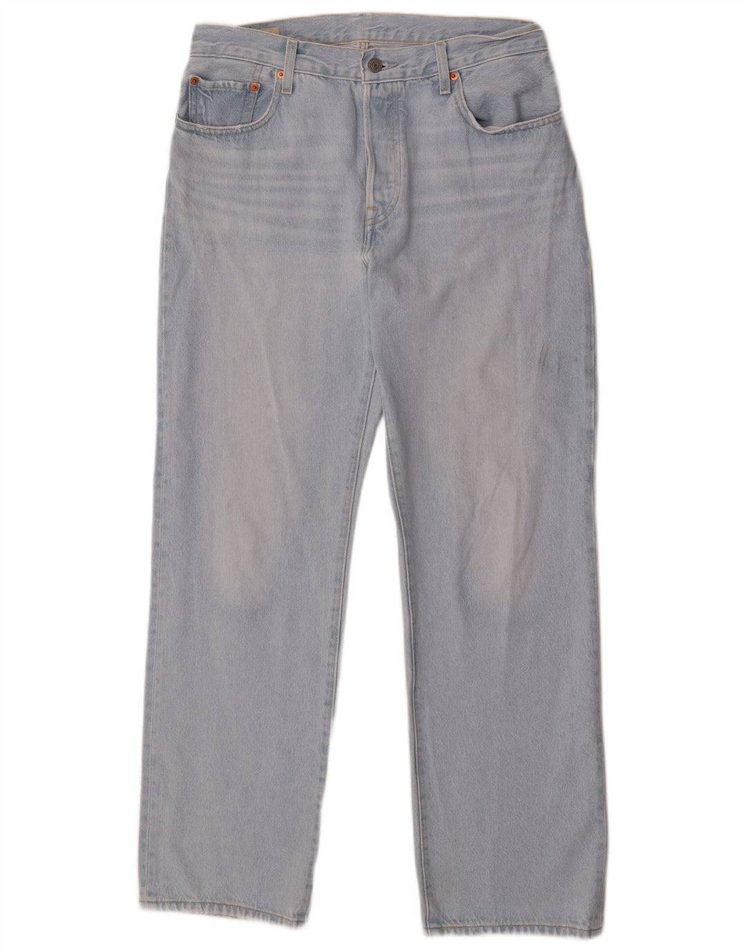 Męskie jeansy Levi's 501 Straight W29 L30 Niebieskie bawełniane