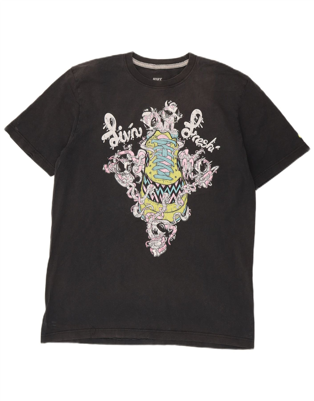 Męski T-shirt Nike Standard Fit z grafiką, duży, czarny