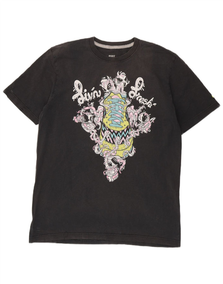 Męski T-shirt Nike Standard Fit z grafiką, duży, czarny
