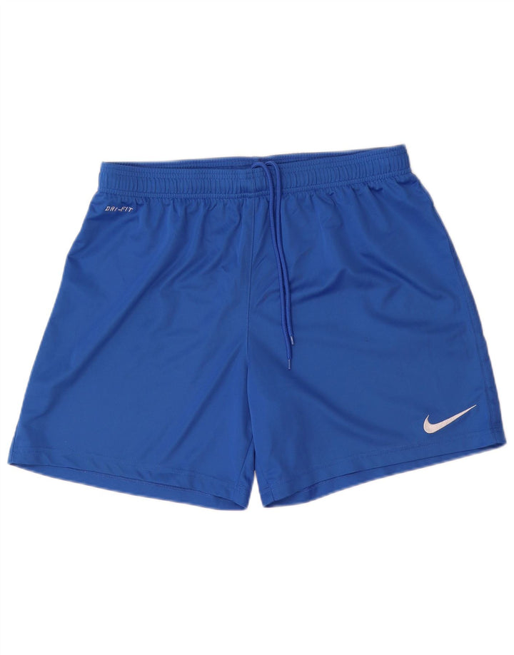 Męskie spodenki sportowe Nike Dri Fit, duże, niebieskie, z poliestru
