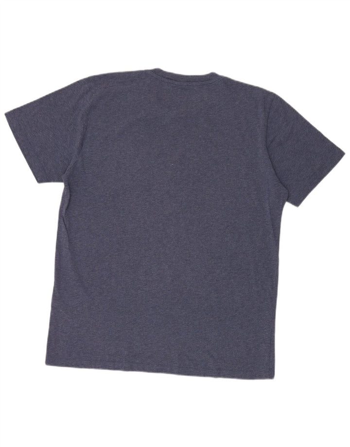 T-shirt męski North Sails, duży, bawełniany w granatowe plamki