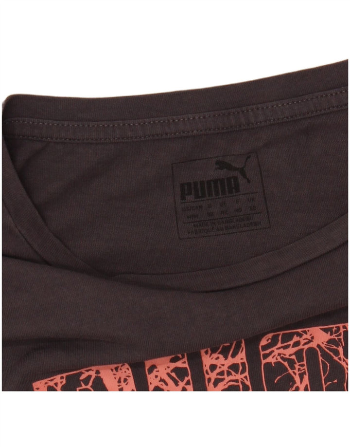 Damska koszulka z grafiką Puma Top UK 12 Medium Grey