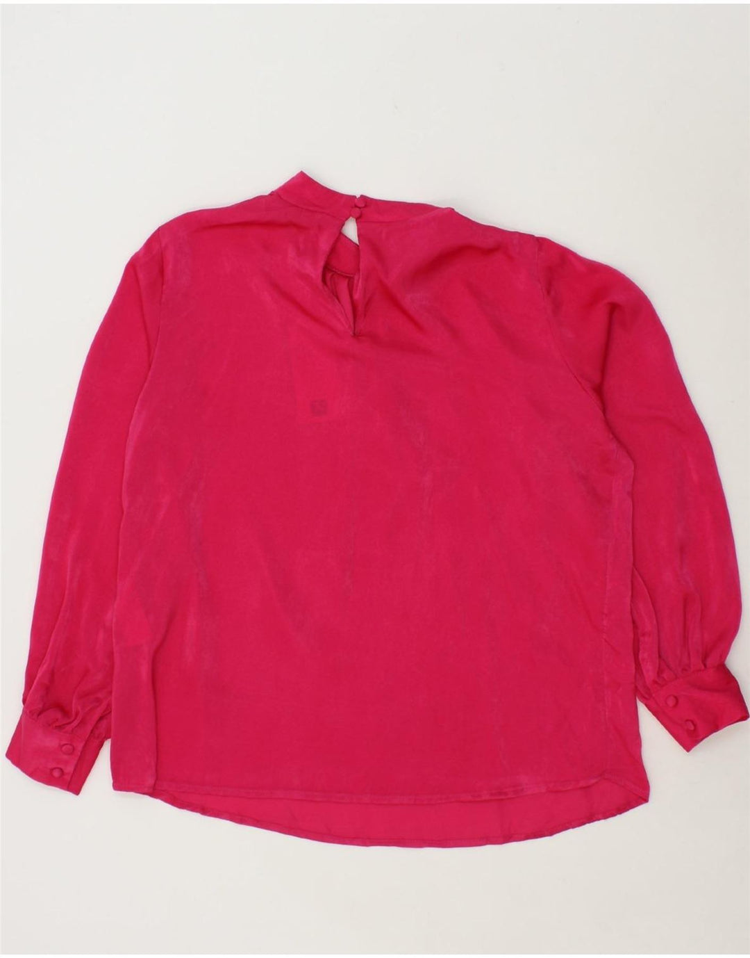 VINTAGE Womens Blouse Top UK 18 XL Pink Viscose Vintage Vintage and Second-Hand Vintage from Messina Hembry 