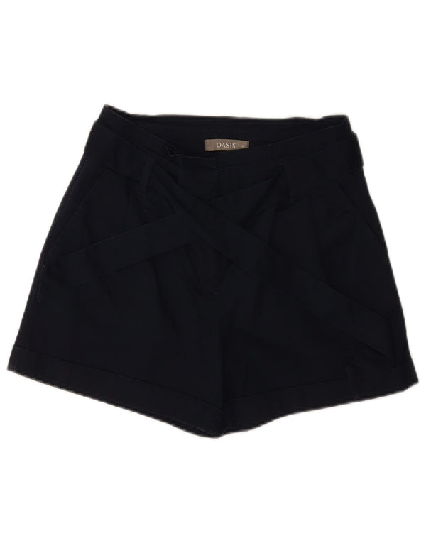 Damskie szorty Oasis Pegged Casual UK 8 Small W26 Granatowa bawełna