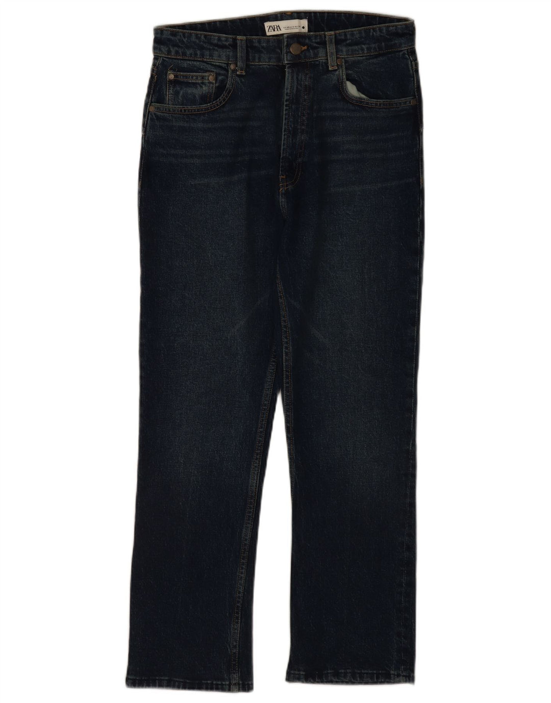 Jeansy damskie Zara Straight EU 40 Medium W30 L28 Granatowe