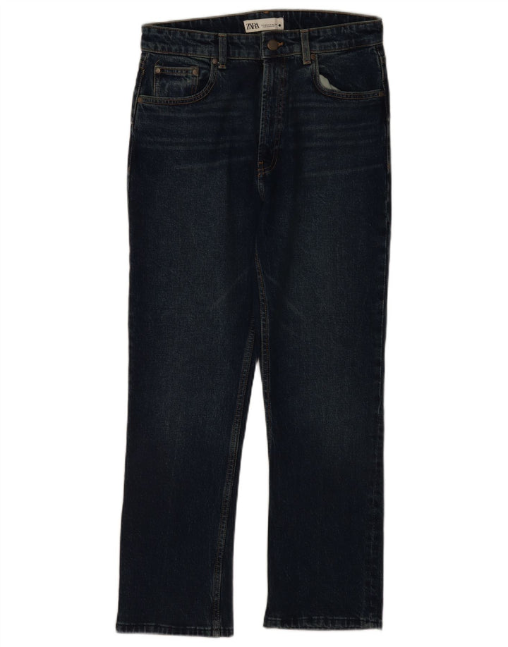 Jeansy damskie Zara Straight EU 40 Medium W30 L28 Granatowe