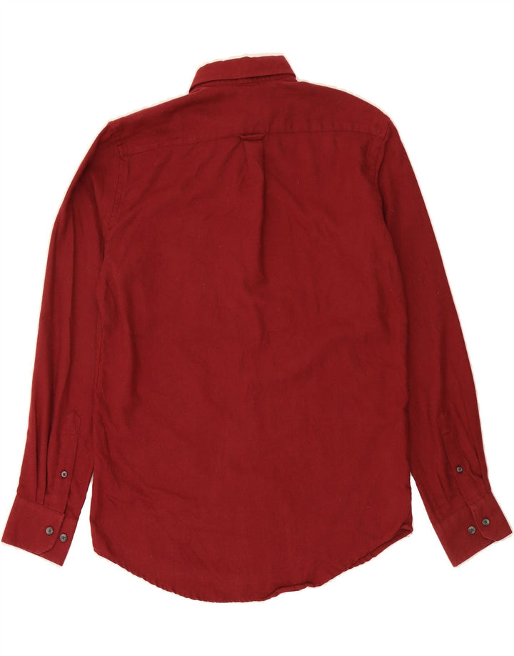 IZOD Mens Flannel Shirt Small Red Cotton Vintage Izod and Second-Hand Izod from Messina Hembry 