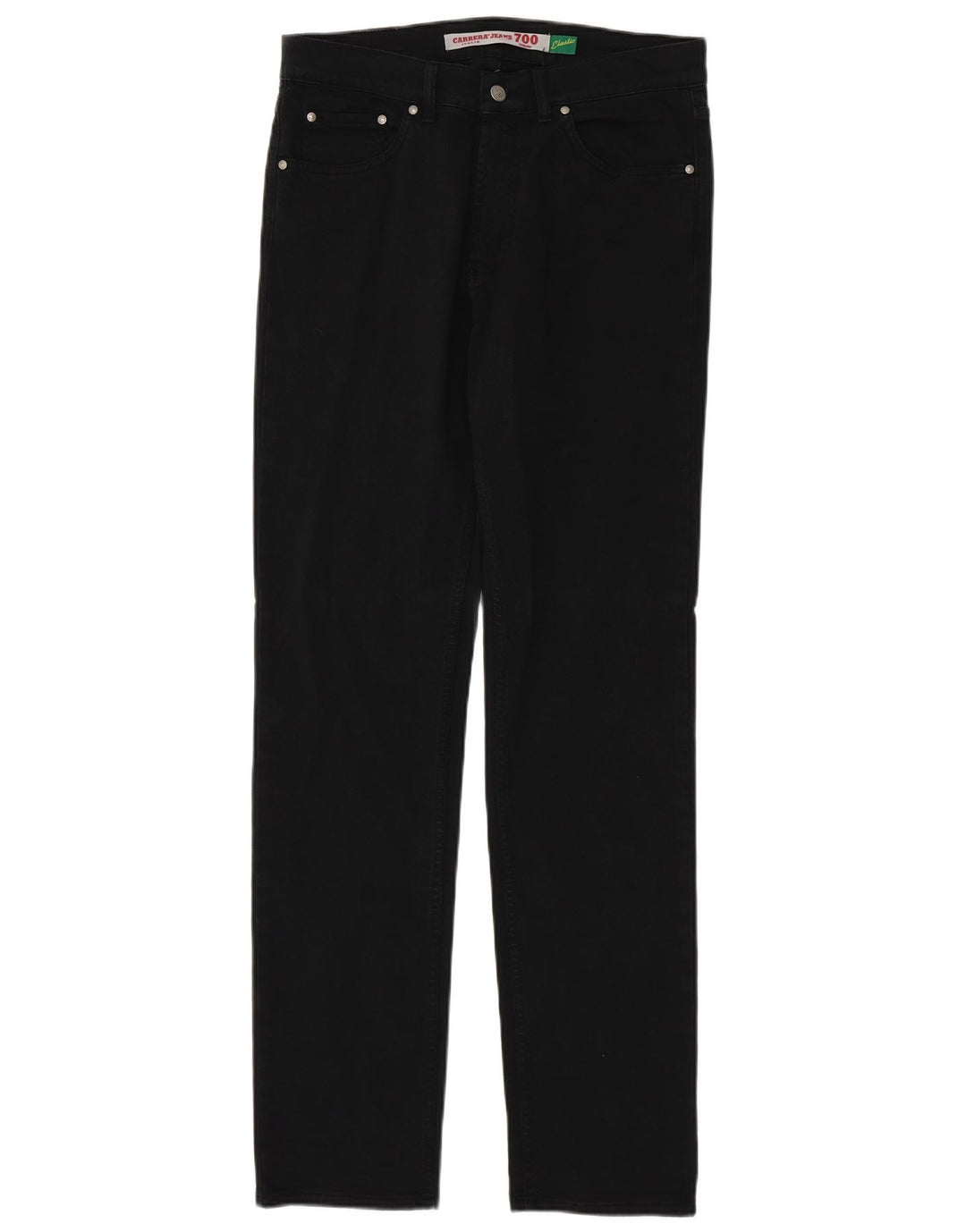 Męskie jeansy CARRERA 700 Regular Straight W32 L35 Czarna bawełna