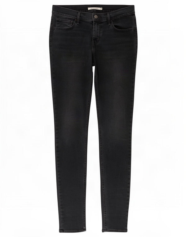 Damskie jeansy Levi's 710 Super Skinny W31 L34 Szara bawełna