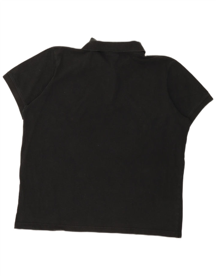 Męska koszulka polo KAPPA 2XL, czarna, bawełniana