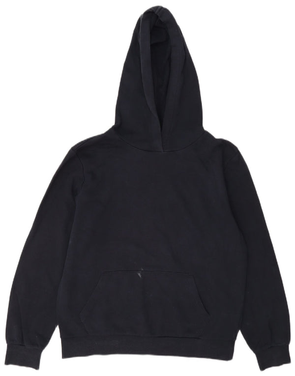 Marks & Spencer Damski sweter oversize z kapturem, UK 10, mały, granatowy, bawełniany