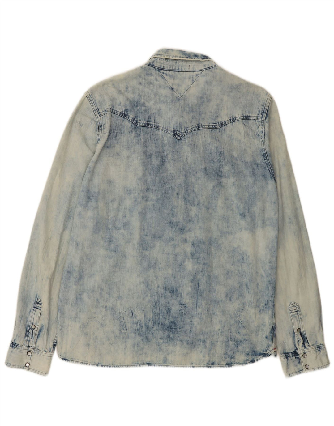 Męska koszula dżinsowa Tommy Hilfiger XL, niebieska, bawełniana