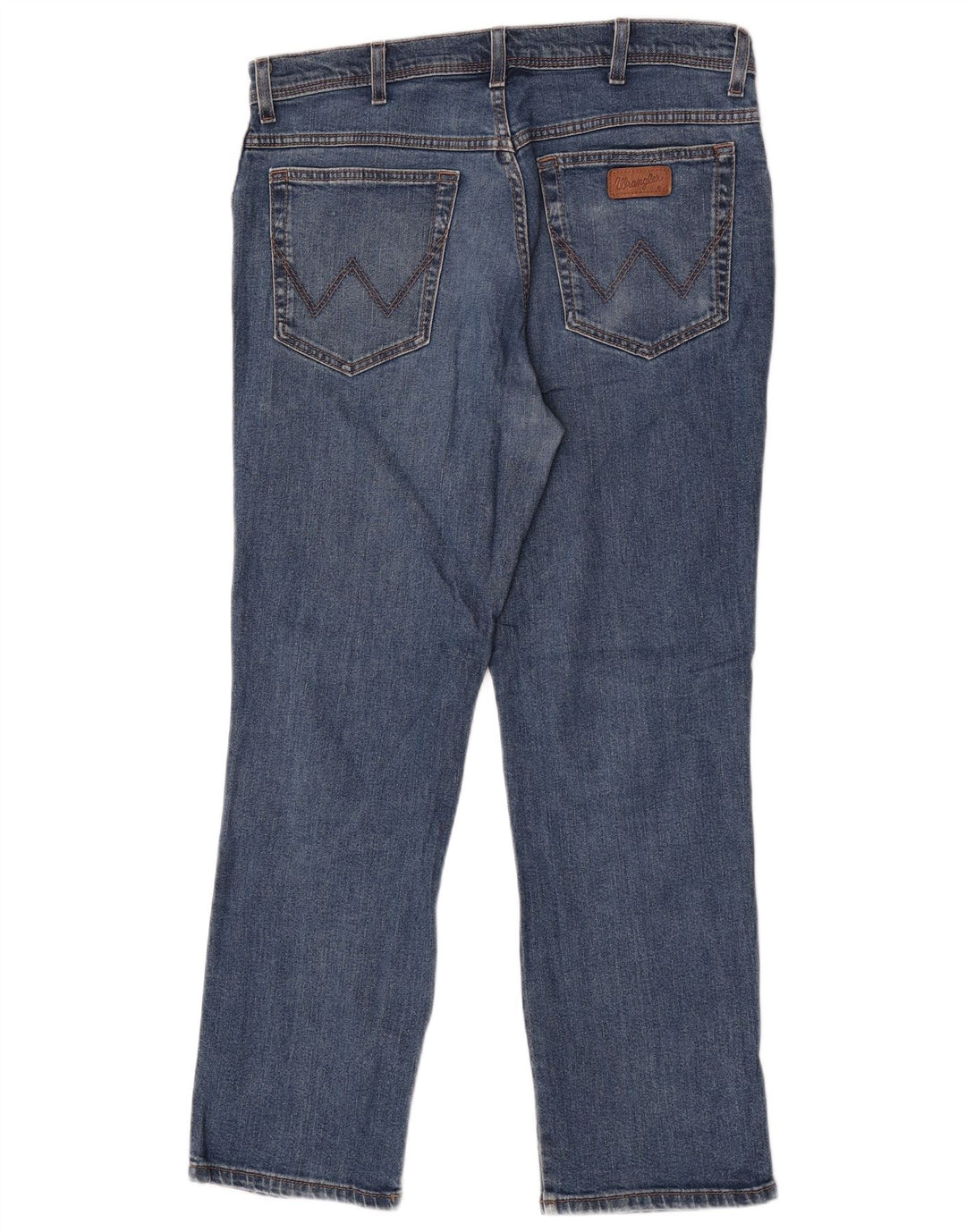 Męskie jeansy Wrangler o prostym kroju W36 L30, niebieskie, bawełniane