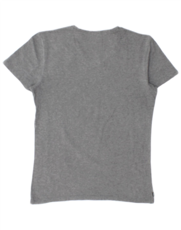 T-shirt damski DIESEL UK 12 średni szary
