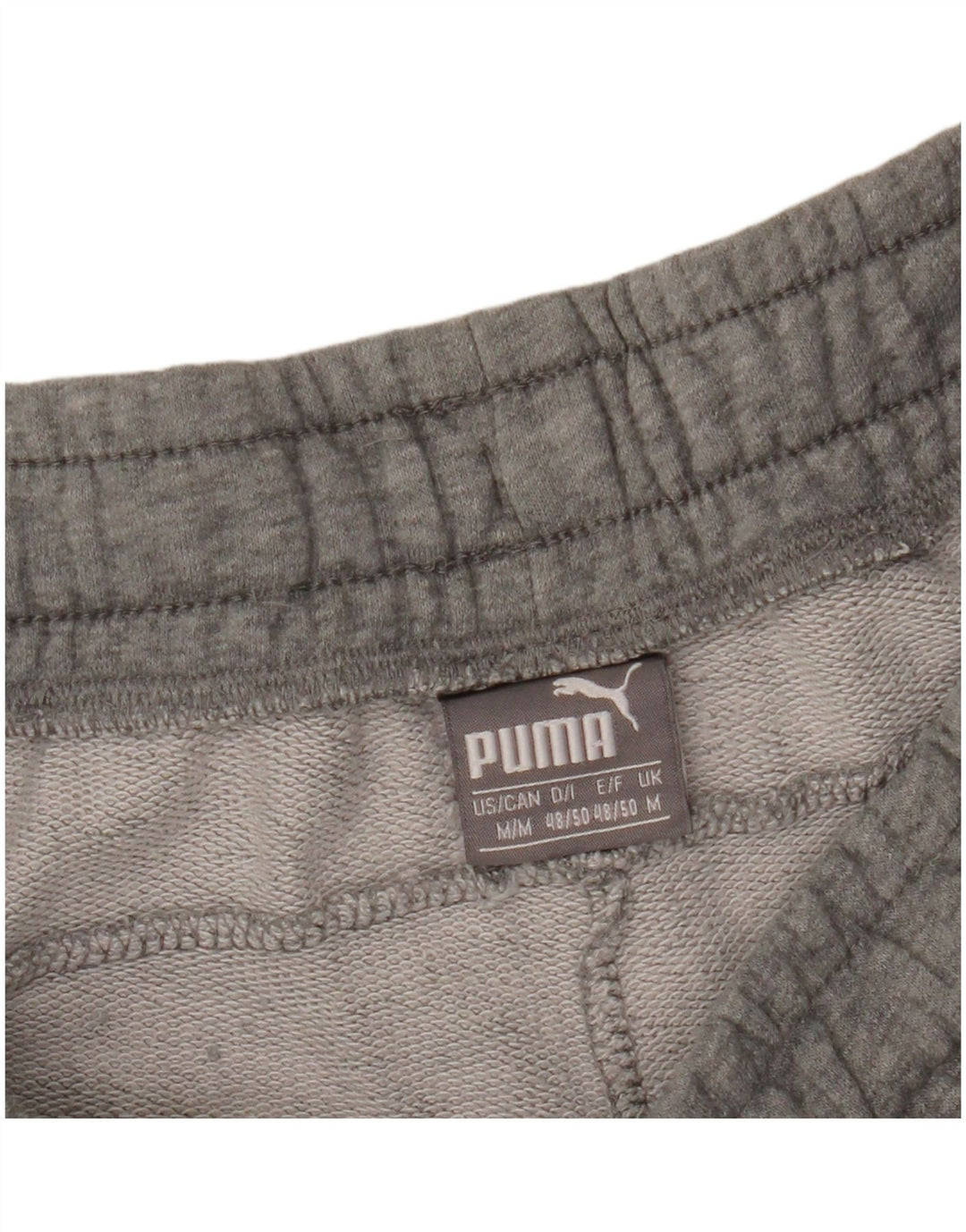 Męskie spodenki sportowe PUMA z grafiką, średnioszare, z blokami kolorów