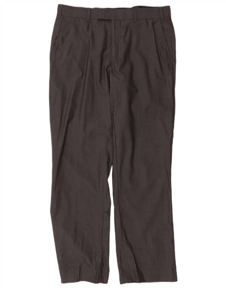 Męskie proste spodnie chino Ted Baker W34 L29 szare