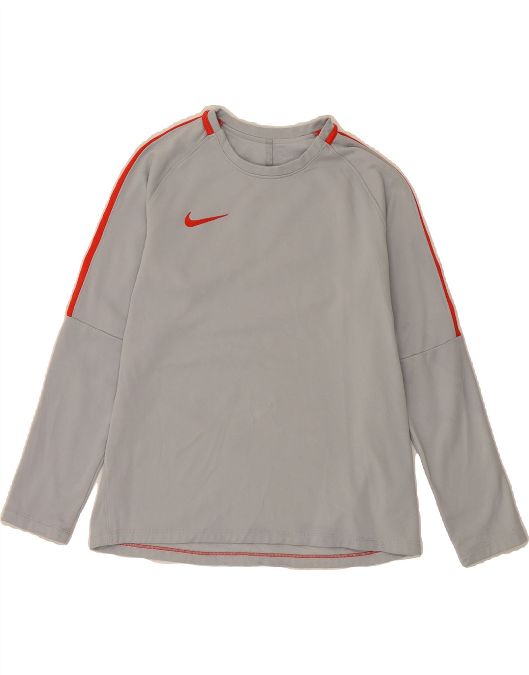 Damska koszulka NIKE Dri Fit z długim rękawem, UK 14, średnioszary poliester
