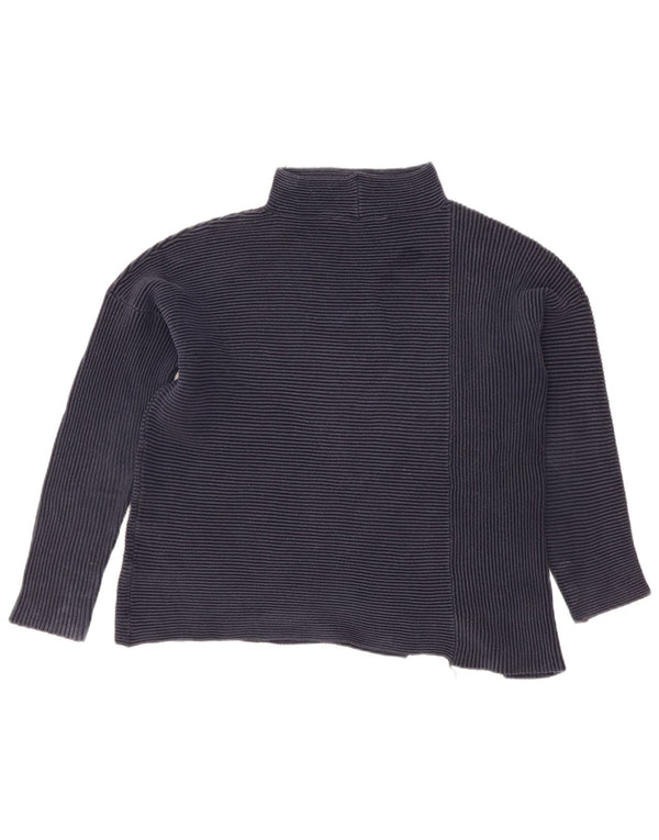 Sweter damski z golfem French Connection UK 10, mały, granatowy