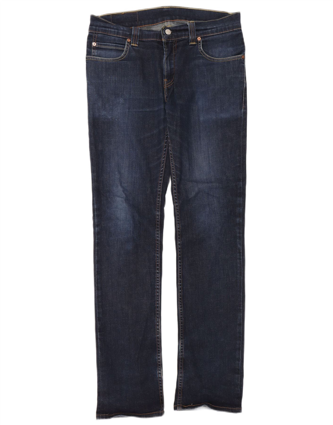Męskie jeansy Levi's 511 Slim W33 L34 Granatowa bawełna