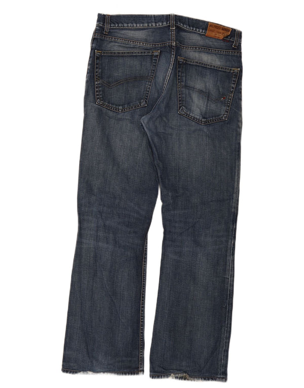 Męskie jeansy Bootcut Tommy Hilfiger W34 L31 niebieskie