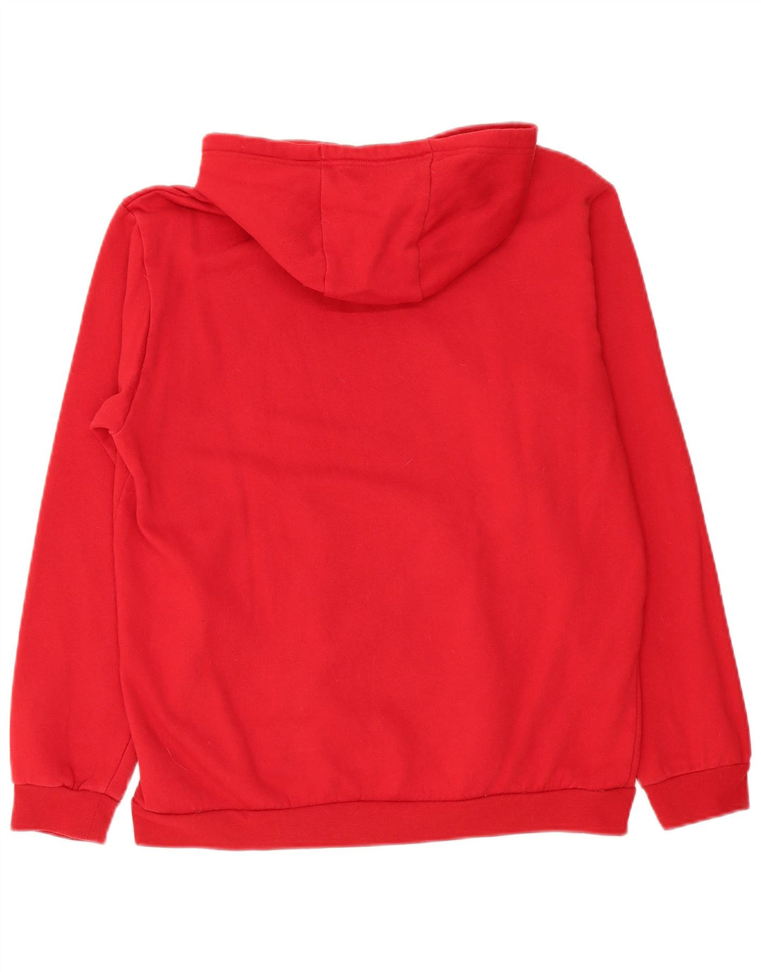 Adidas Męski sweter z kapturem, duży, czerwony, bawełniany