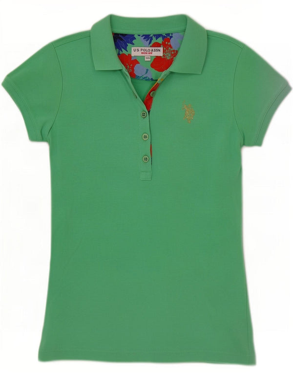 US Polo Assn. Koszula damska UK 2 2XS zielona