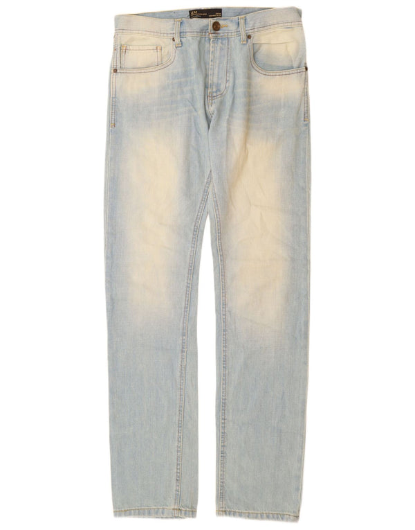 Męskie jeansy slim fit Zara EU 38 Small W30 L34 Niebieskie bawełniane