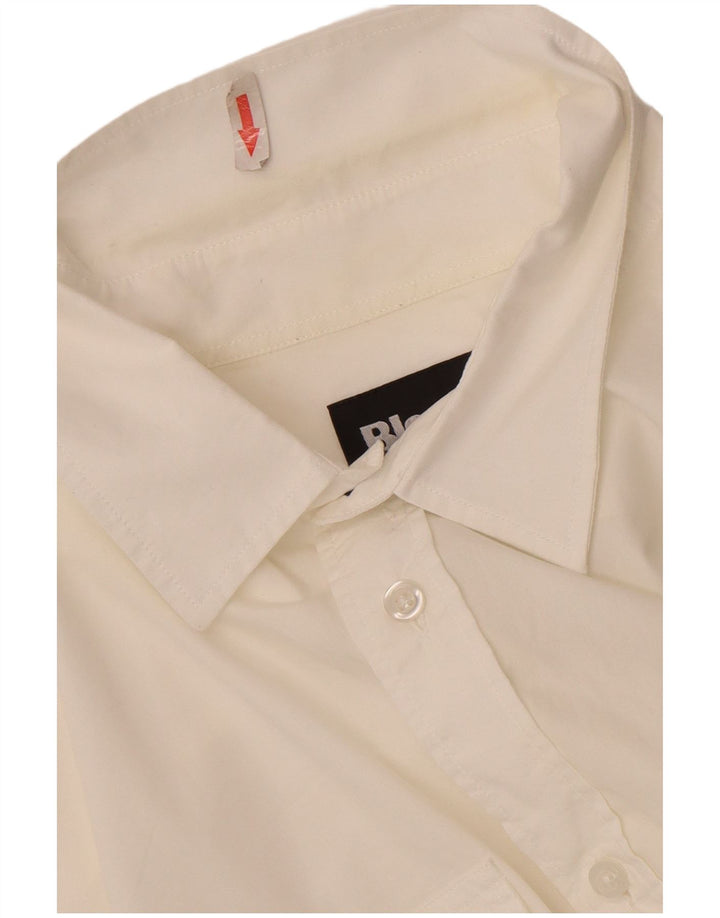 Koszula męska Blauer 3XL Biała bawełna